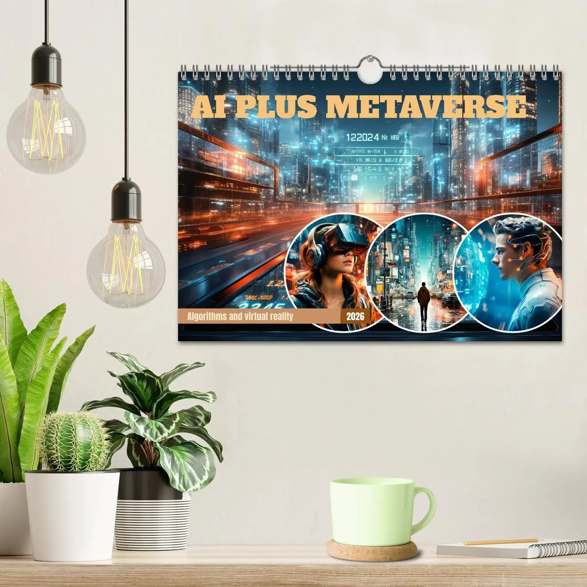 Bild: 9783516540208 | AI PLUS METAVERSE Algorithms and virtual reality (Wall Calendar...