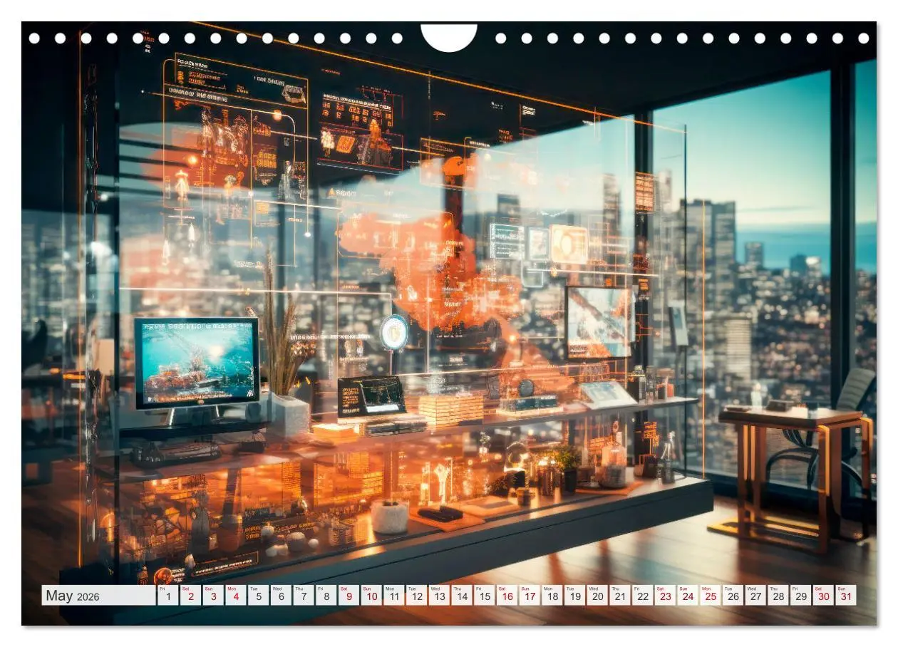 Bild: 9783516540208 | AI PLUS METAVERSE Algorithms and virtual reality (Wall Calendar...