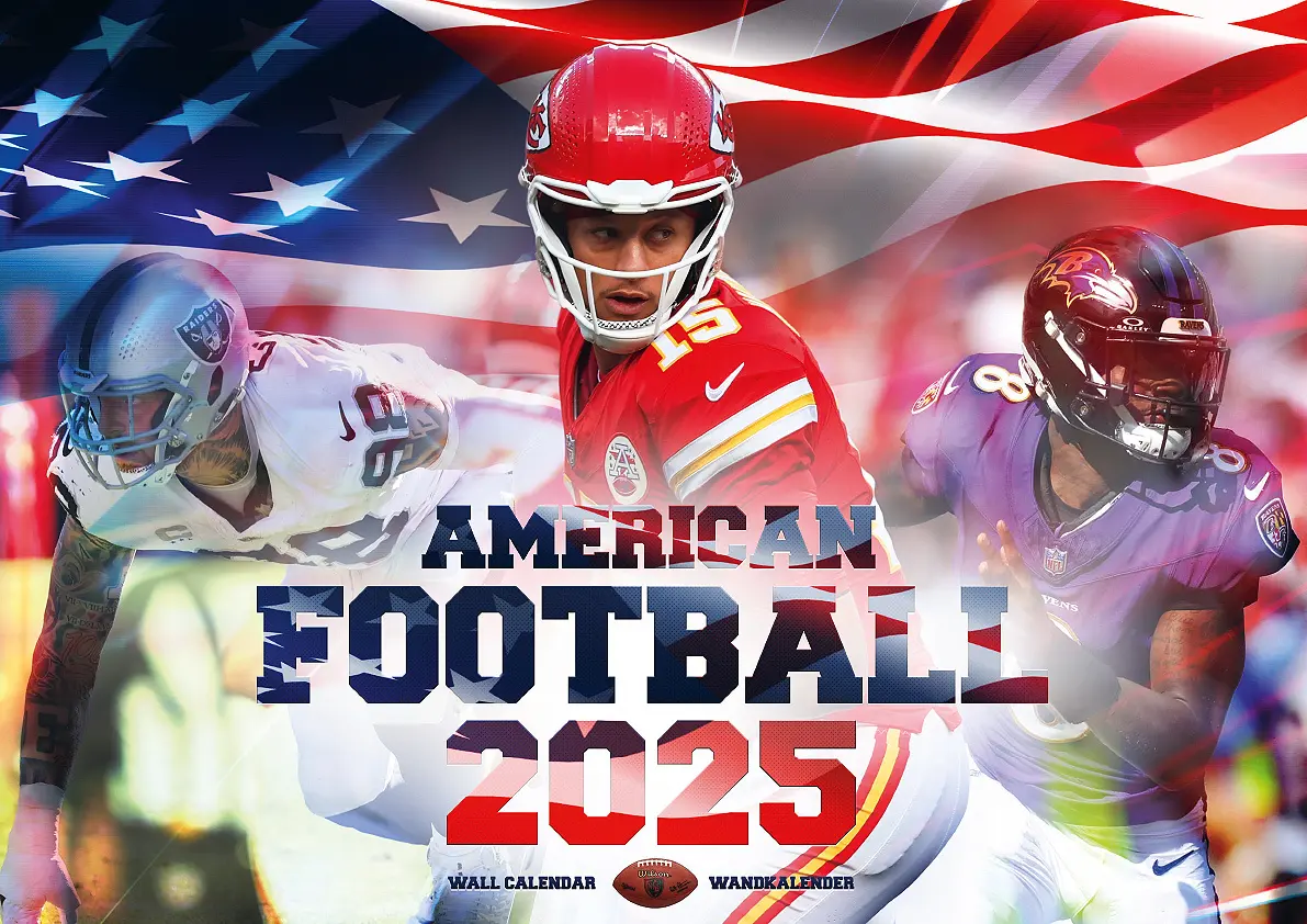 Cover: 9798893610208 | American Football Kalender 2025 | NFL Kalender | Patrick Mahomes