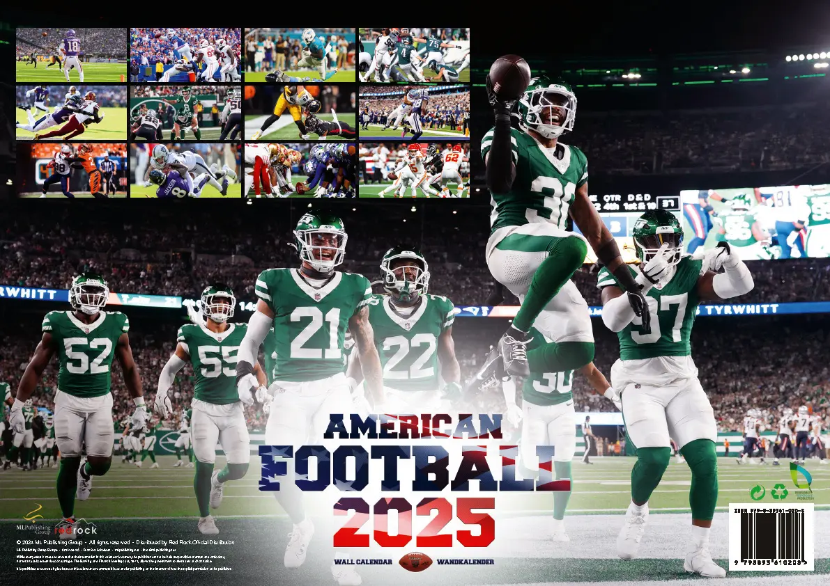 Bild: 9798893610208 | American Football Kalender 2025 | NFL Kalender | Patrick Mahomes