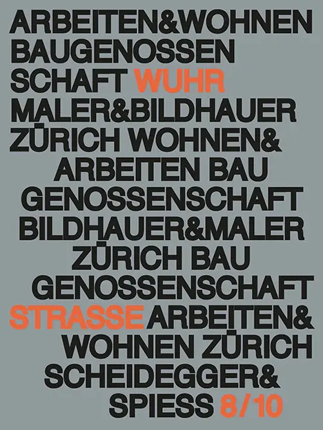 Cover: 9783039420308 | Arbeiten und Wohnen | Baugenossenschaft Maler und Bildhauer Zürich