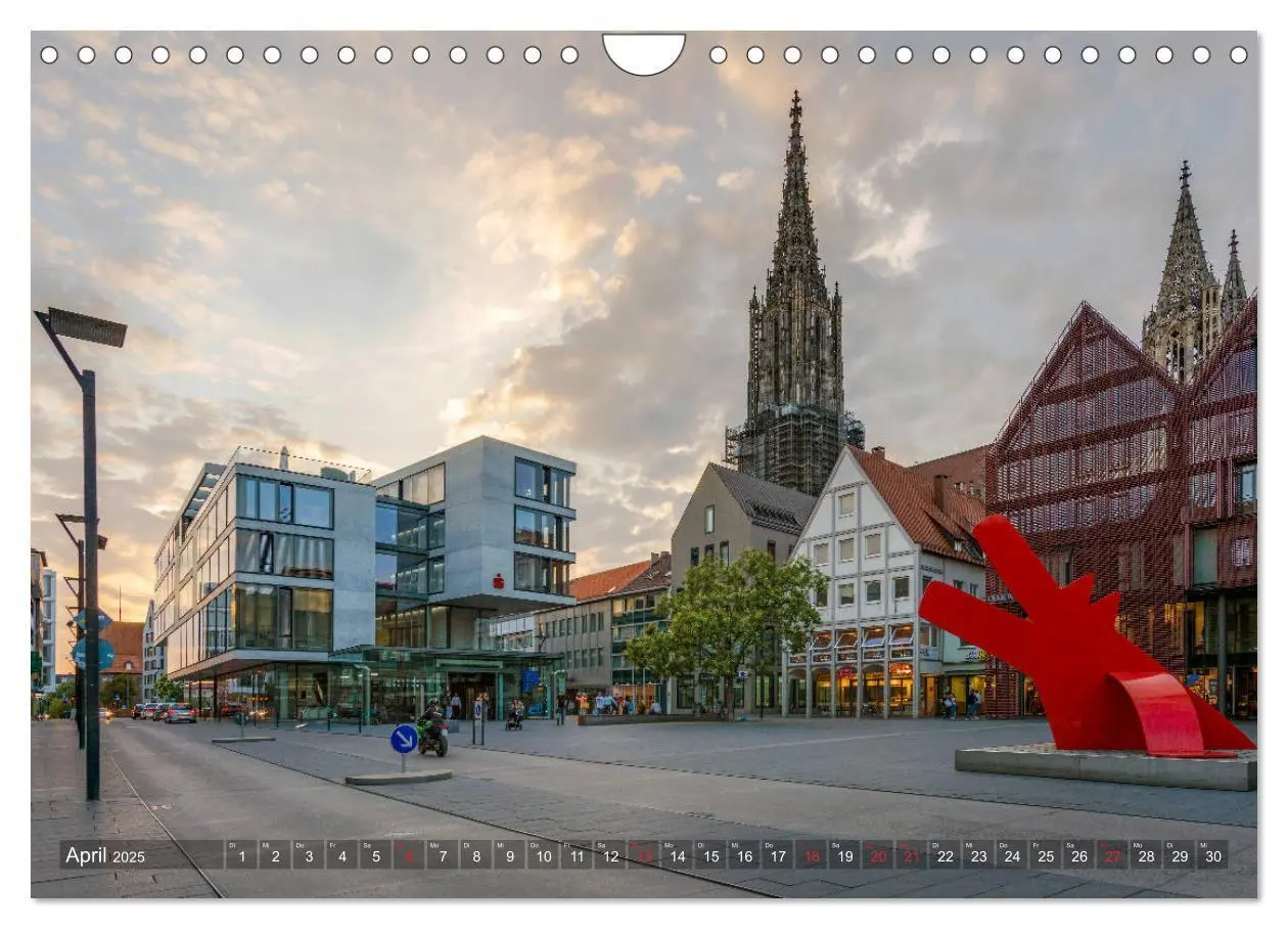 Bild: 9783435280308 | Ulm für Nestspatzen (Wandkalender 2025 DIN A4 quer), CALVENDO...