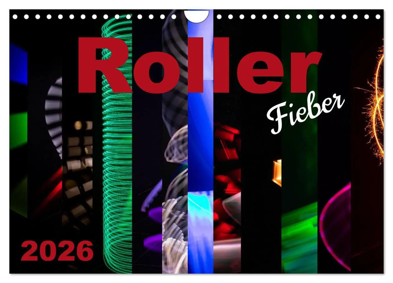 Cover: 9783457370308 | Roller Fieber (Wandkalender 2026 DIN A4 quer), CALVENDO Monatskalender