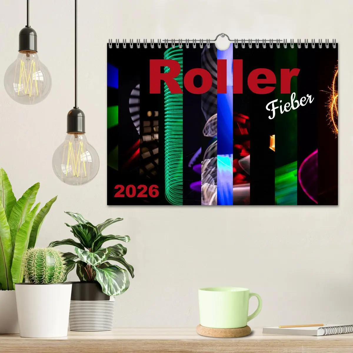 Bild: 9783457370308 | Roller Fieber (Wandkalender 2026 DIN A4 quer), CALVENDO Monatskalender