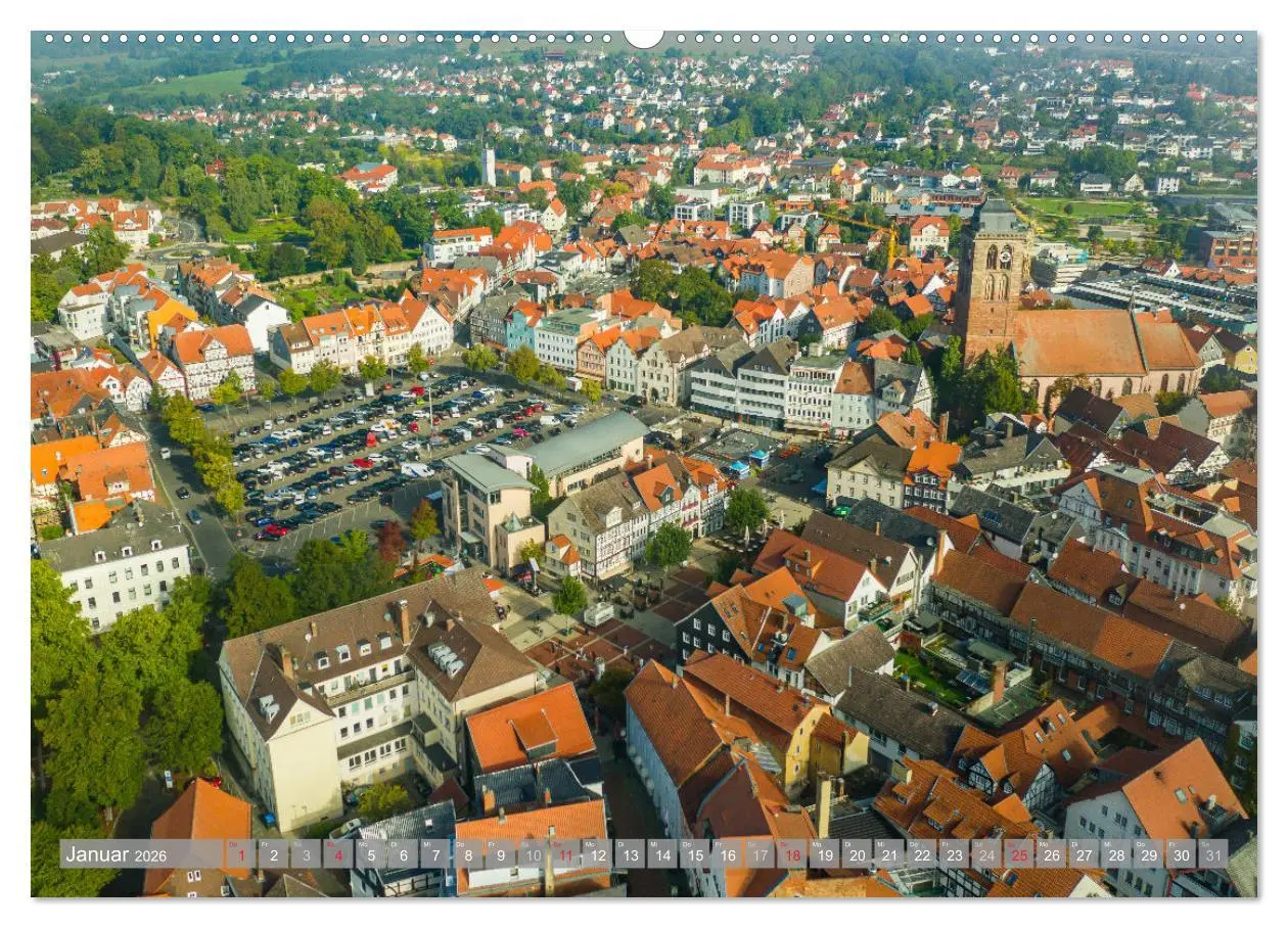 Bild: 9783516080308 | Ein Blick auf Bad Hersfeld (Wandkalender 2026 DIN A2 quer),...