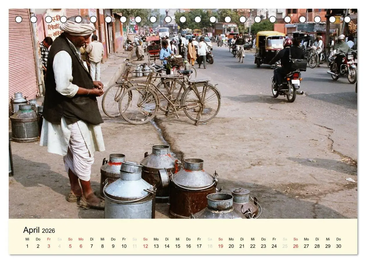Bild: 9783516220308 | Alltagsleben in Indien (Tischkalender 2026 DIN A5 quer), CALVENDO...