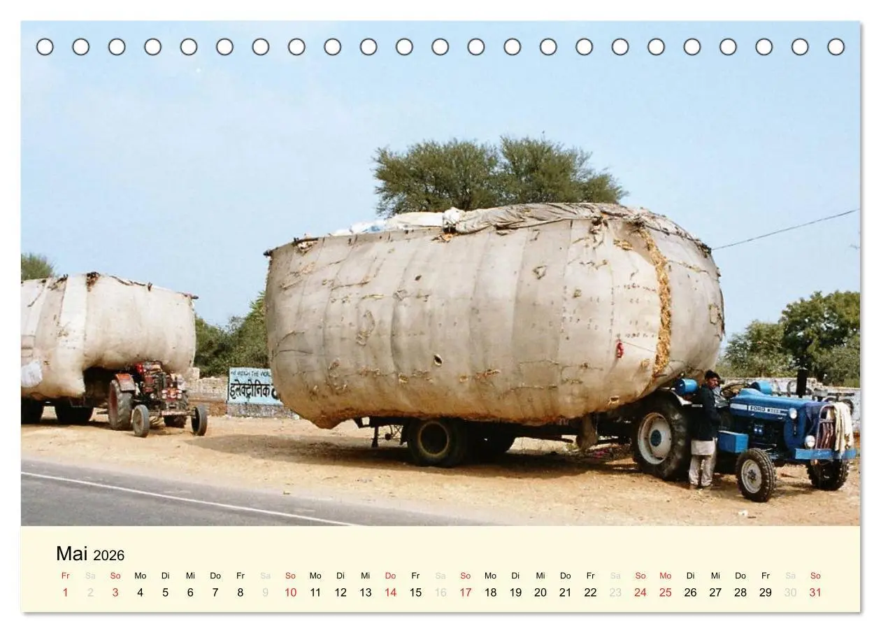 Bild: 9783516220308 | Alltagsleben in Indien (Tischkalender 2026 DIN A5 quer), CALVENDO...