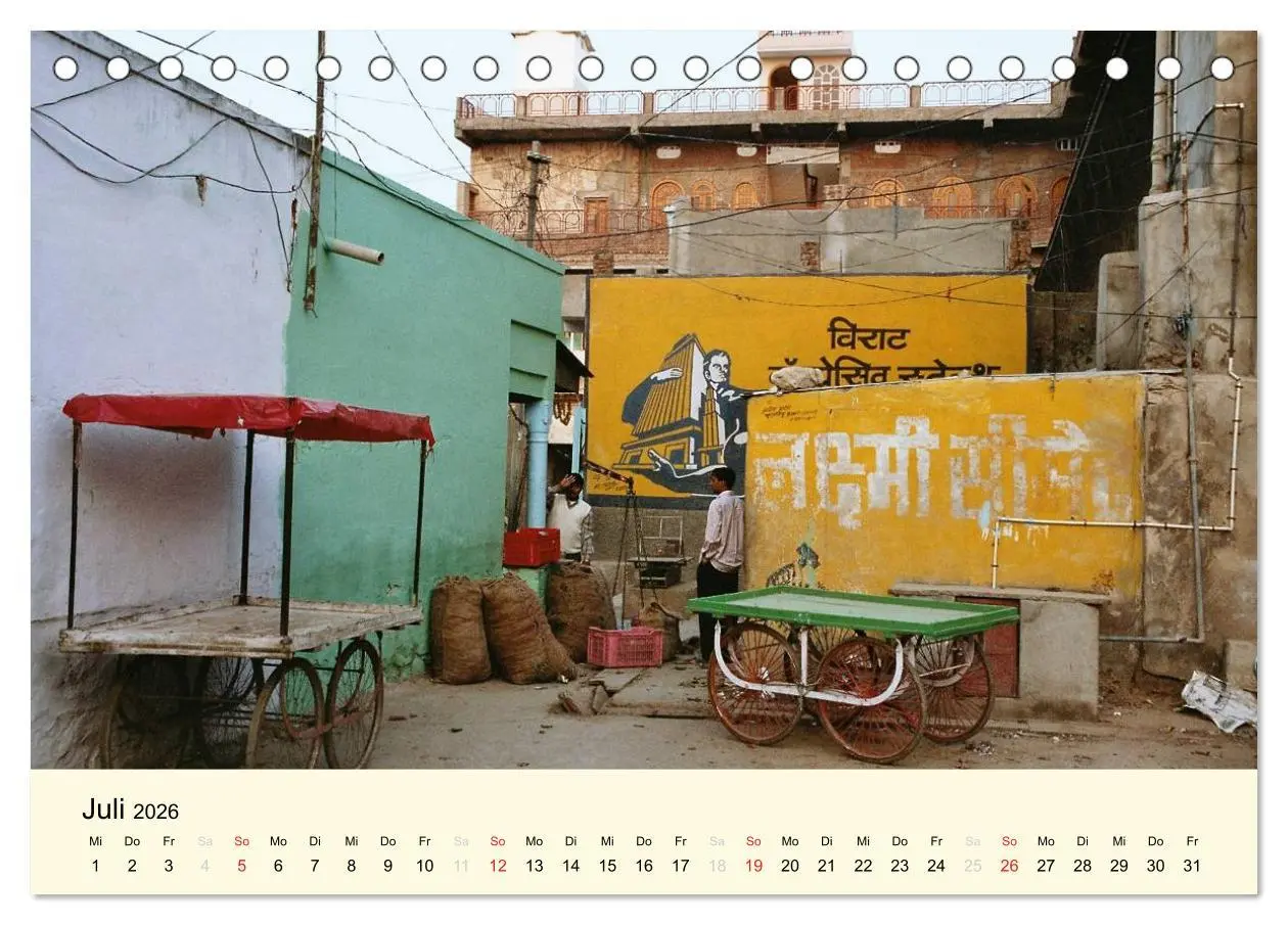 Bild: 9783516220308 | Alltagsleben in Indien (Tischkalender 2026 DIN A5 quer), CALVENDO...