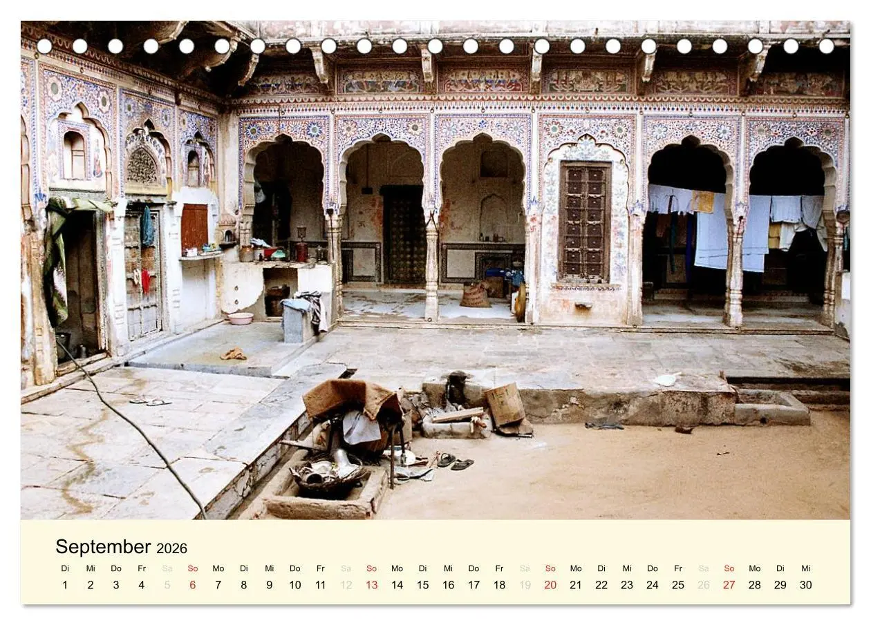 Bild: 9783516220308 | Alltagsleben in Indien (Tischkalender 2026 DIN A5 quer), CALVENDO...