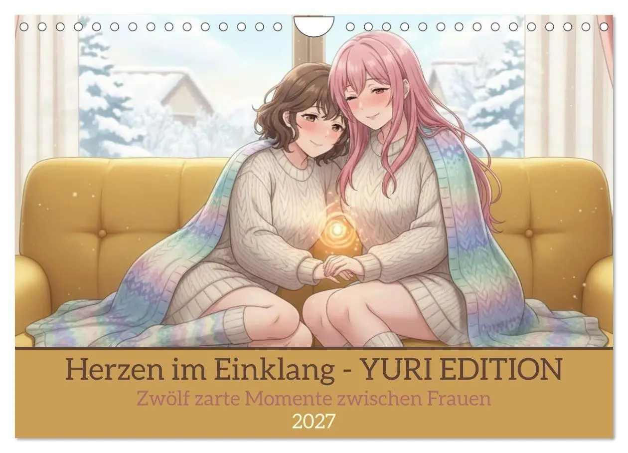 Cover: 9783516770308 | Herzen im Einklang - YURI EDITION (Wandkalender 2027 DIN A4 quer),...