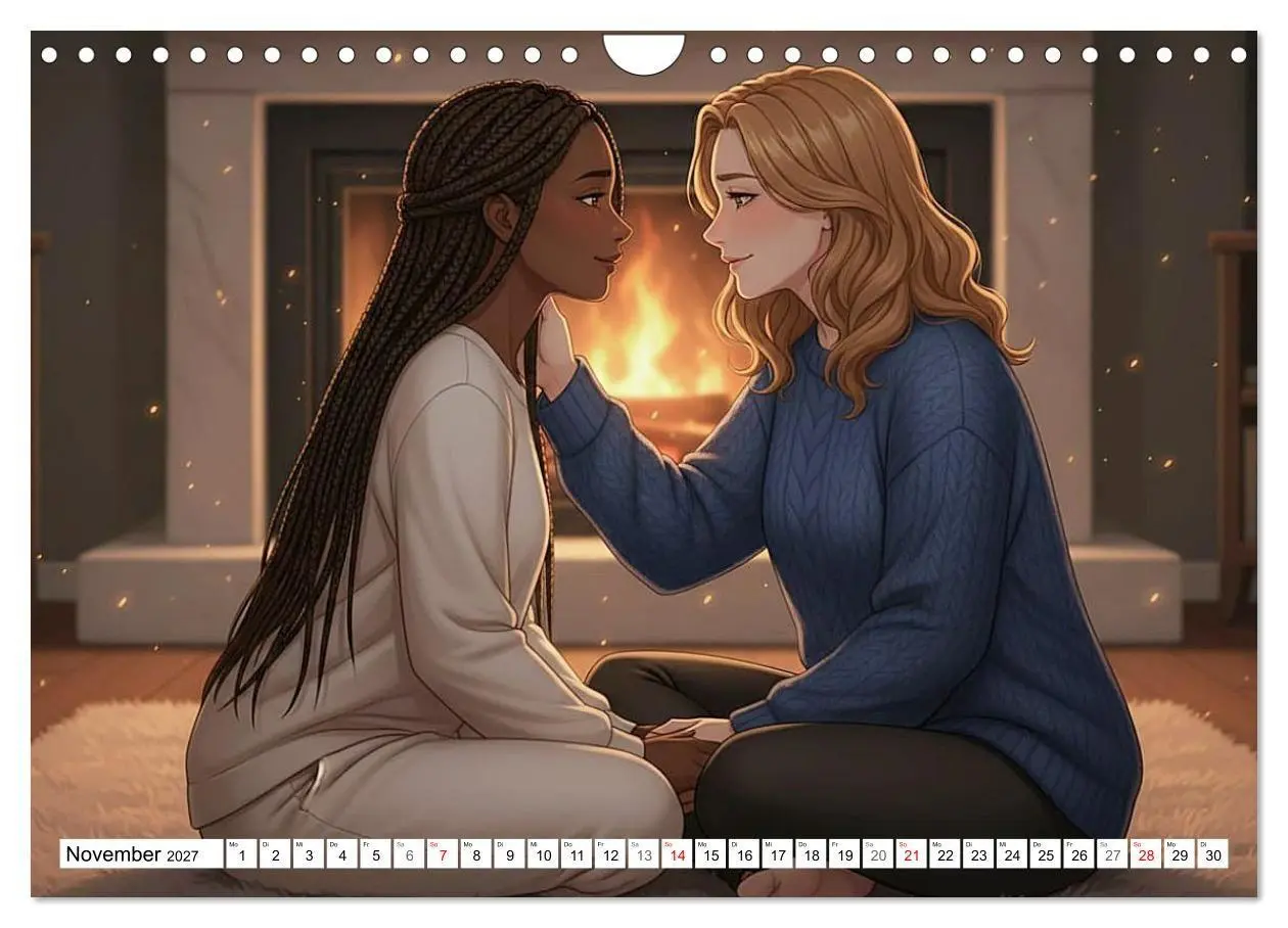 Bild: 9783516770308 | Herzen im Einklang - YURI EDITION (Wandkalender 2027 DIN A4 quer),...