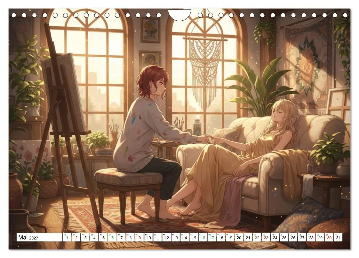 Bild: 9783516770308 | Herzen im Einklang - YURI EDITION (Wandkalender 2027 DIN A4 quer),...