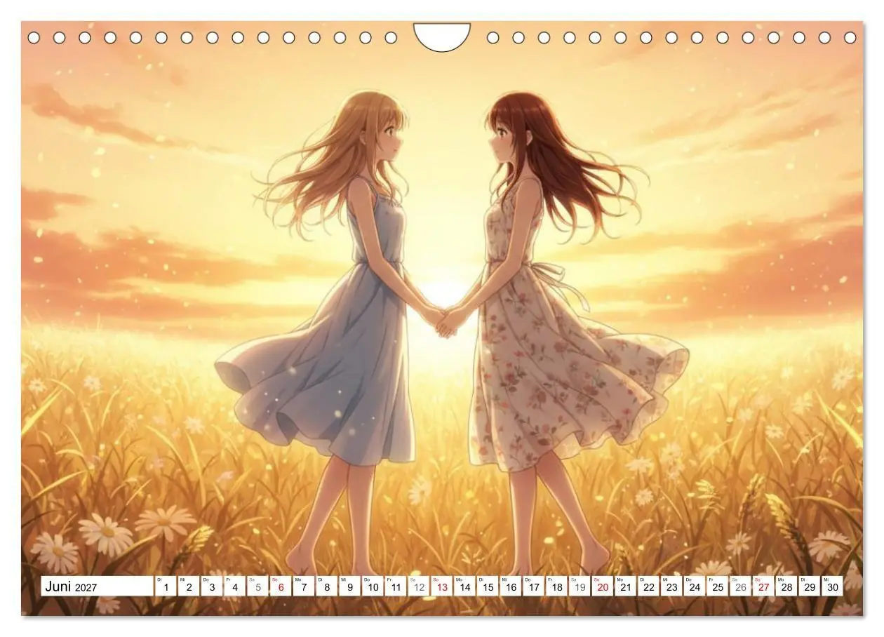 Bild: 9783516770308 | Herzen im Einklang - YURI EDITION (Wandkalender 2027 DIN A4 quer),...