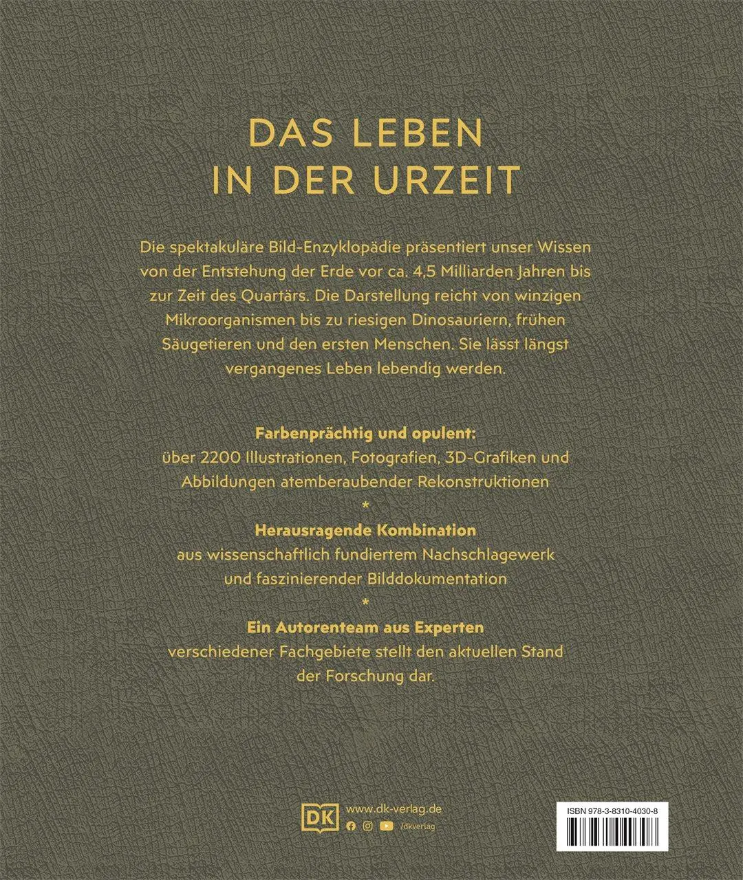 Rückseite: 9783831040308 | Dinosaurier und andere Lebewesen der Urzeit | Barry A. Thomas | Buch