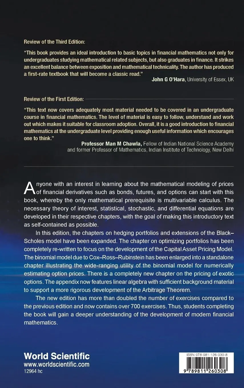 Rückseite: 9789811260308 | UNDERGRAD INTRO FIN MATH (4TH ED) | J Robert Buchanan | Buch | 2022
