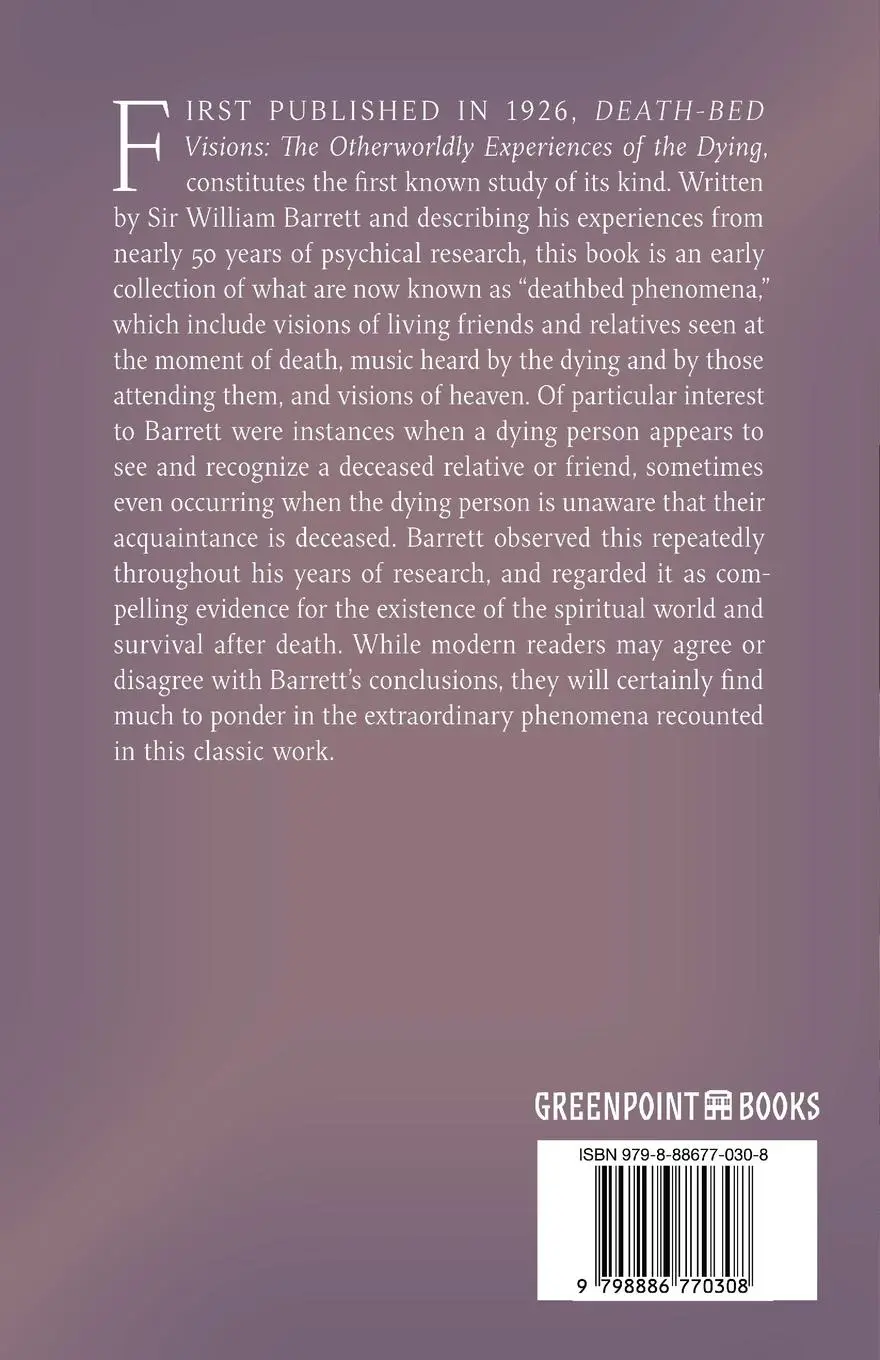 Rückseite: 9798886770308 | Death-Bed Visions | The Otherworldly Experiences of the Dying | Buch