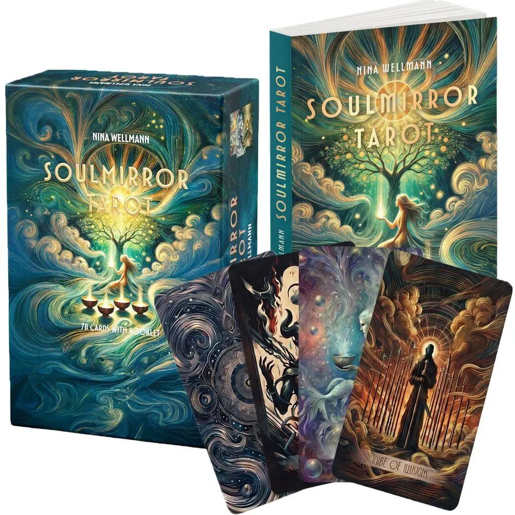 Cover: 4250375110408 | Soulmirror Tarot GB - 78 Cards + Book- (Soul Path, sensitive tarot...