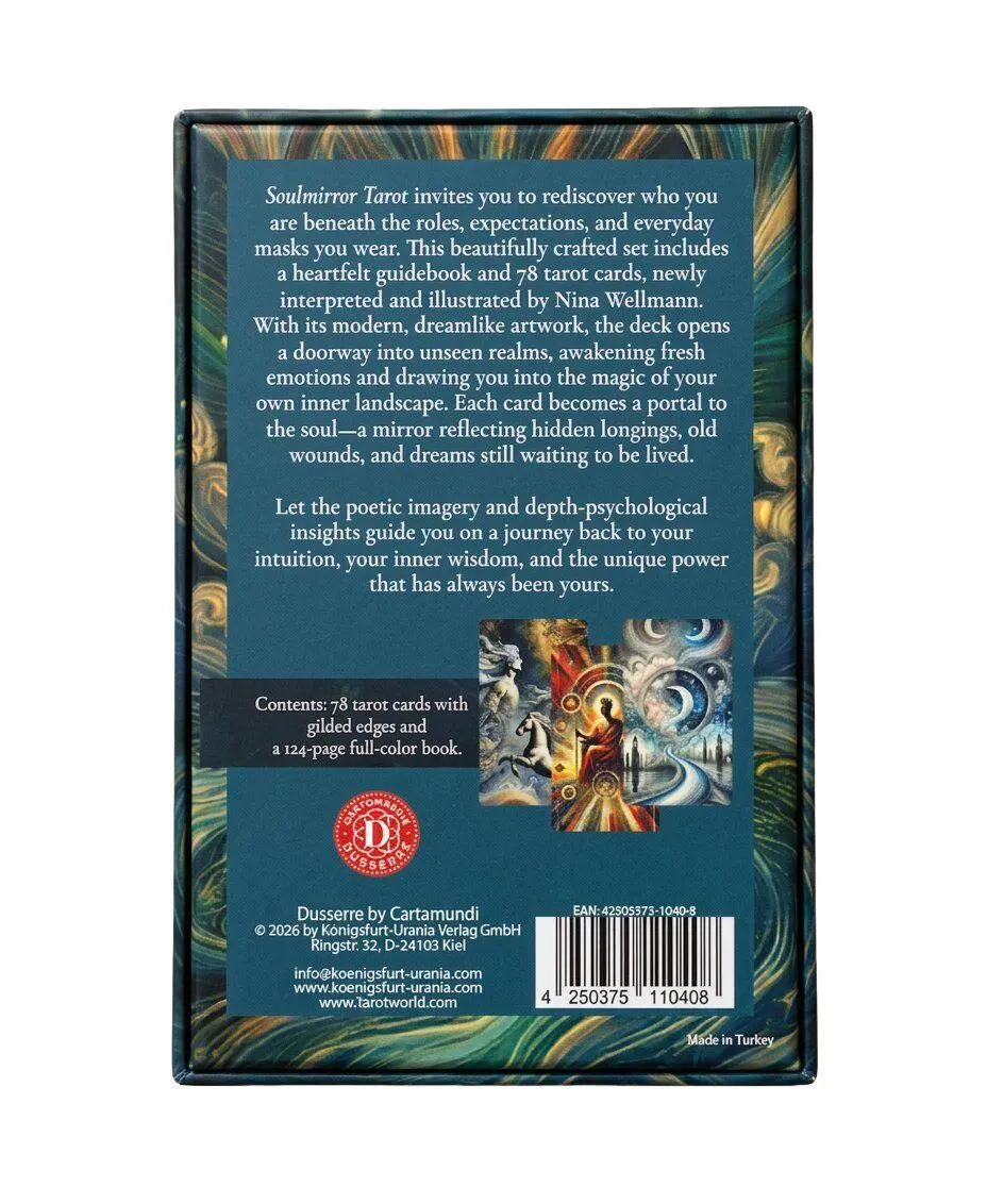 Rückseite: 4250375110408 | Soulmirror Tarot GB - 78 Cards + Book- (Soul Path, sensitive tarot...