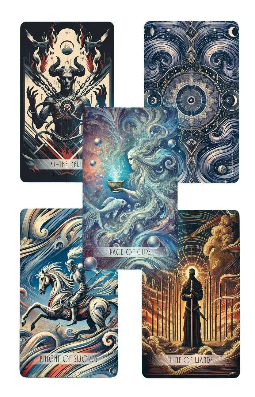 Bild: 4250375110408 | Soulmirror Tarot GB - 78 Cards + Book- (Soul Path, sensitive tarot...