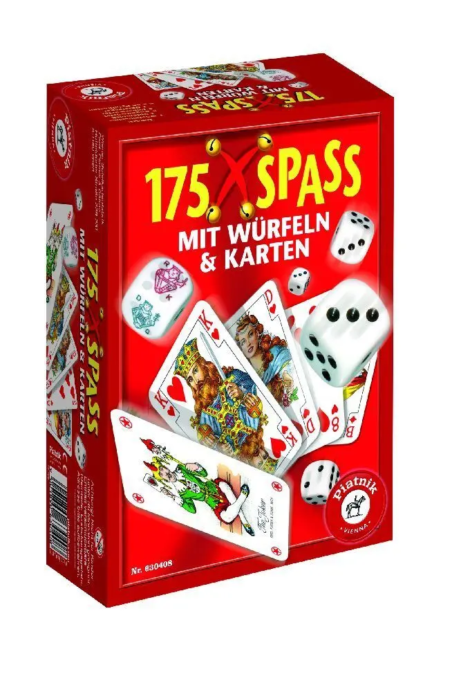 Cover: 9001890630408 | 175 x Spaß mit Würfeln &amp; Karten (Spielesammlung) | Spiel | 6304 | 2018