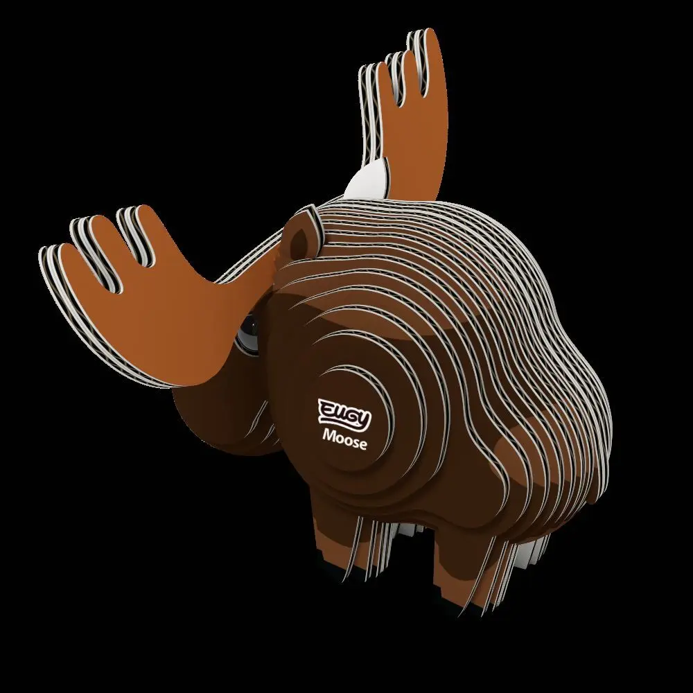 Bild: 9421035150408 | EUGY - 3D Bastelset Elch | Kit (Bastelset) | In Karton | 650042 | 2026