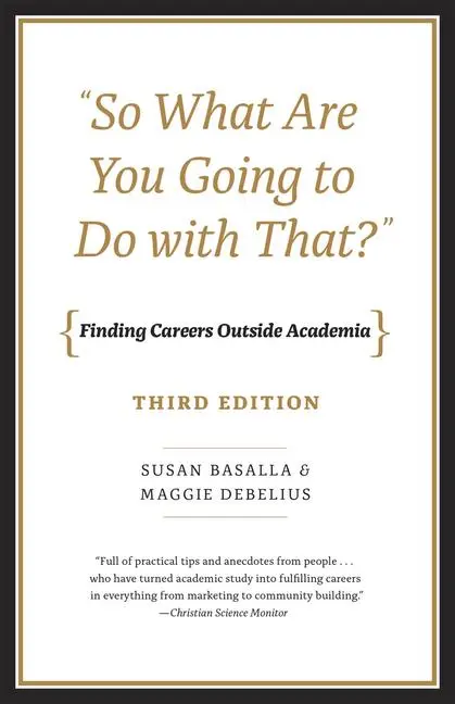 Cover: 9780226200408 | "So What Are You Going to Do with That?" | Susan Basalla | Taschenbuch
