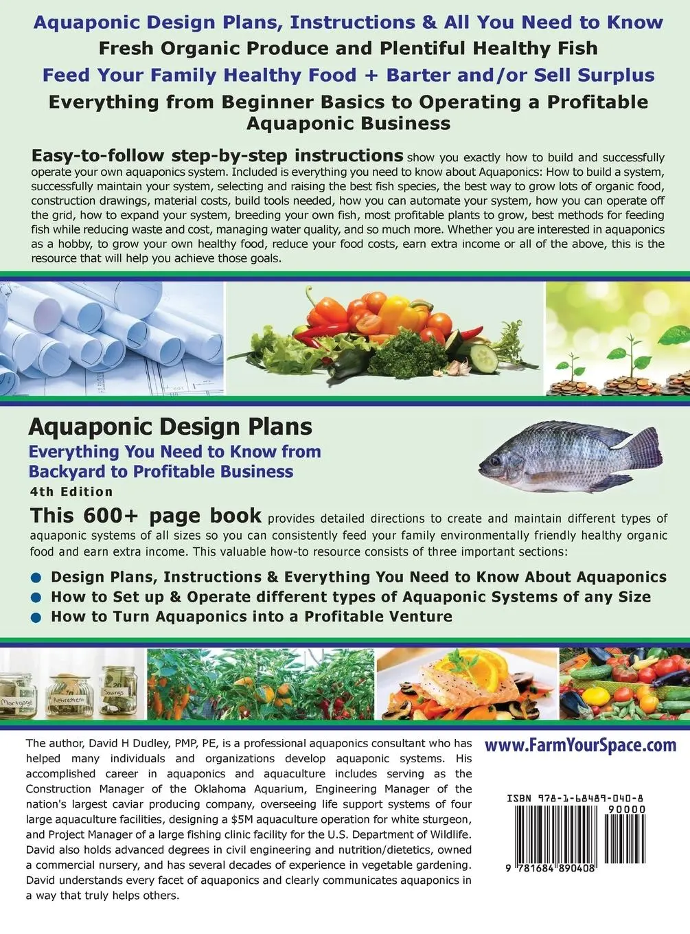 Rückseite: 9781684890408 | Aquaponic Design Plans Everything You Needs to Know | David H Dudley