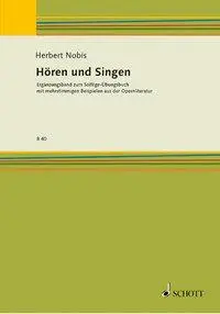 Cover: 9783795710408 | Hören und Singen | Herbert Nobis | Broschüre | 44 S. | Deutsch | 1996