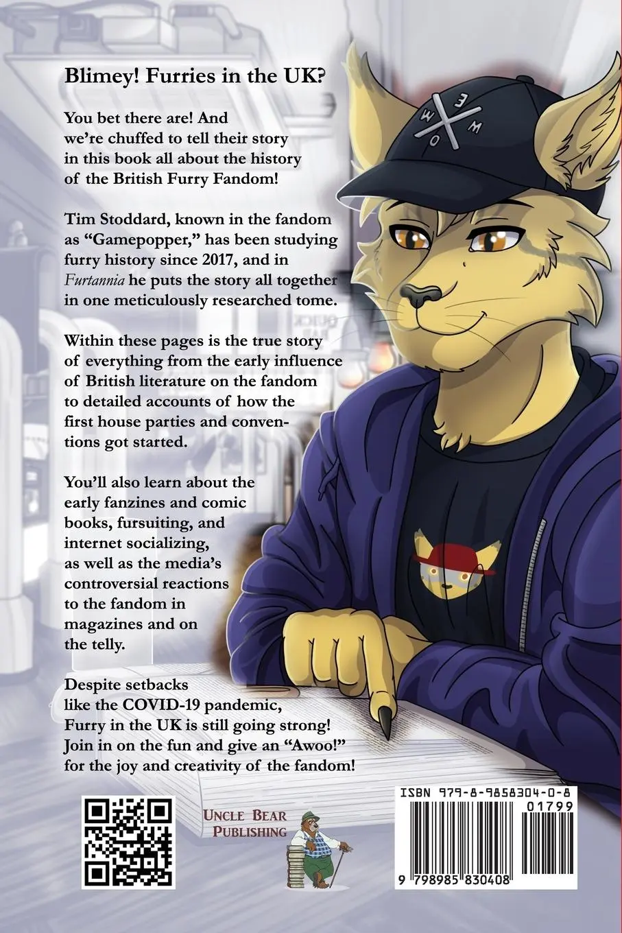 Rückseite: 9798985830408 | Furtannia | The History of the Furry Fandom in the United Kingdom
