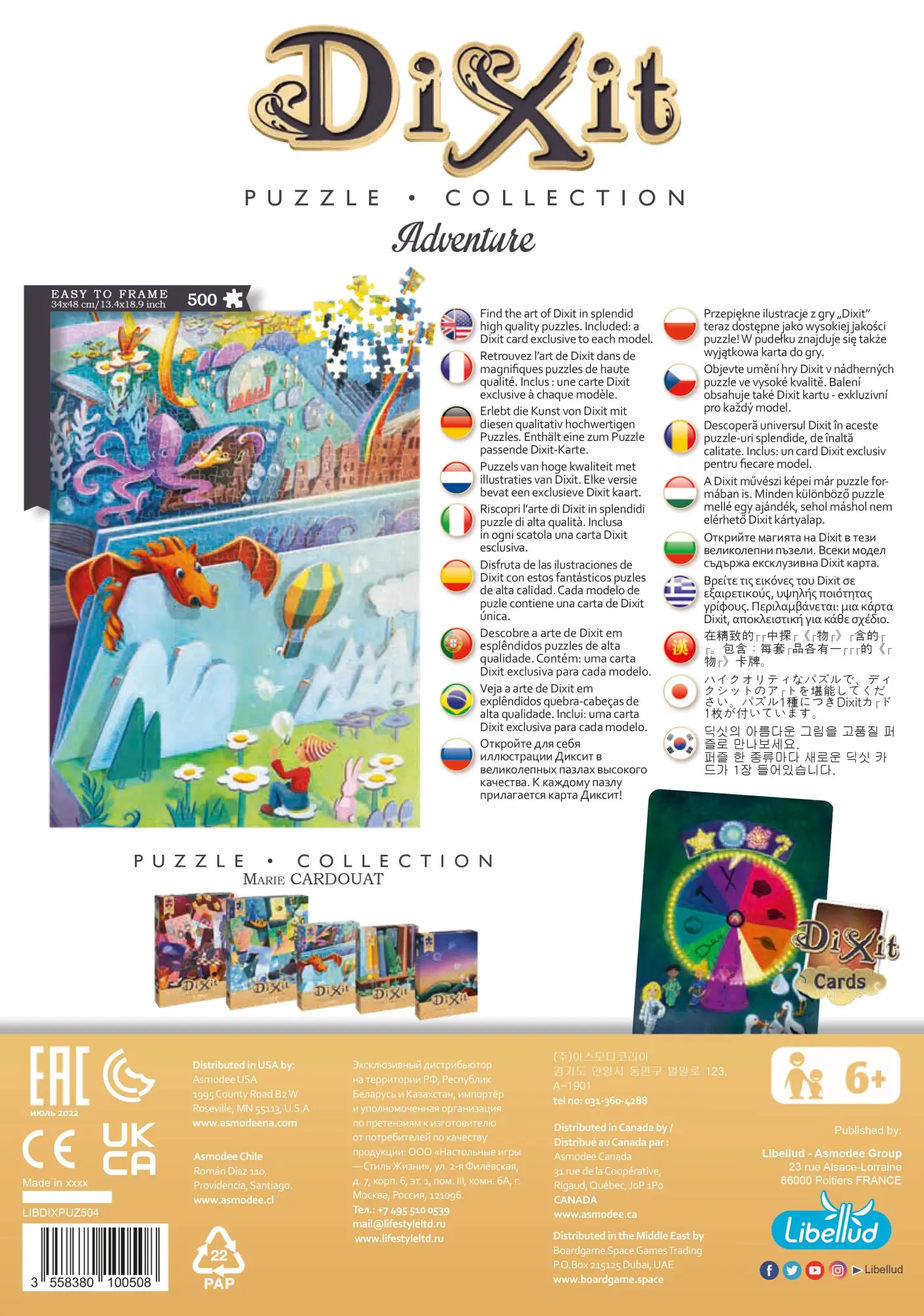 Bild: 3558380100508 | Dixit Puzzle-Collection Adventure. 500 Teile | Libellud | Spiel | 2022