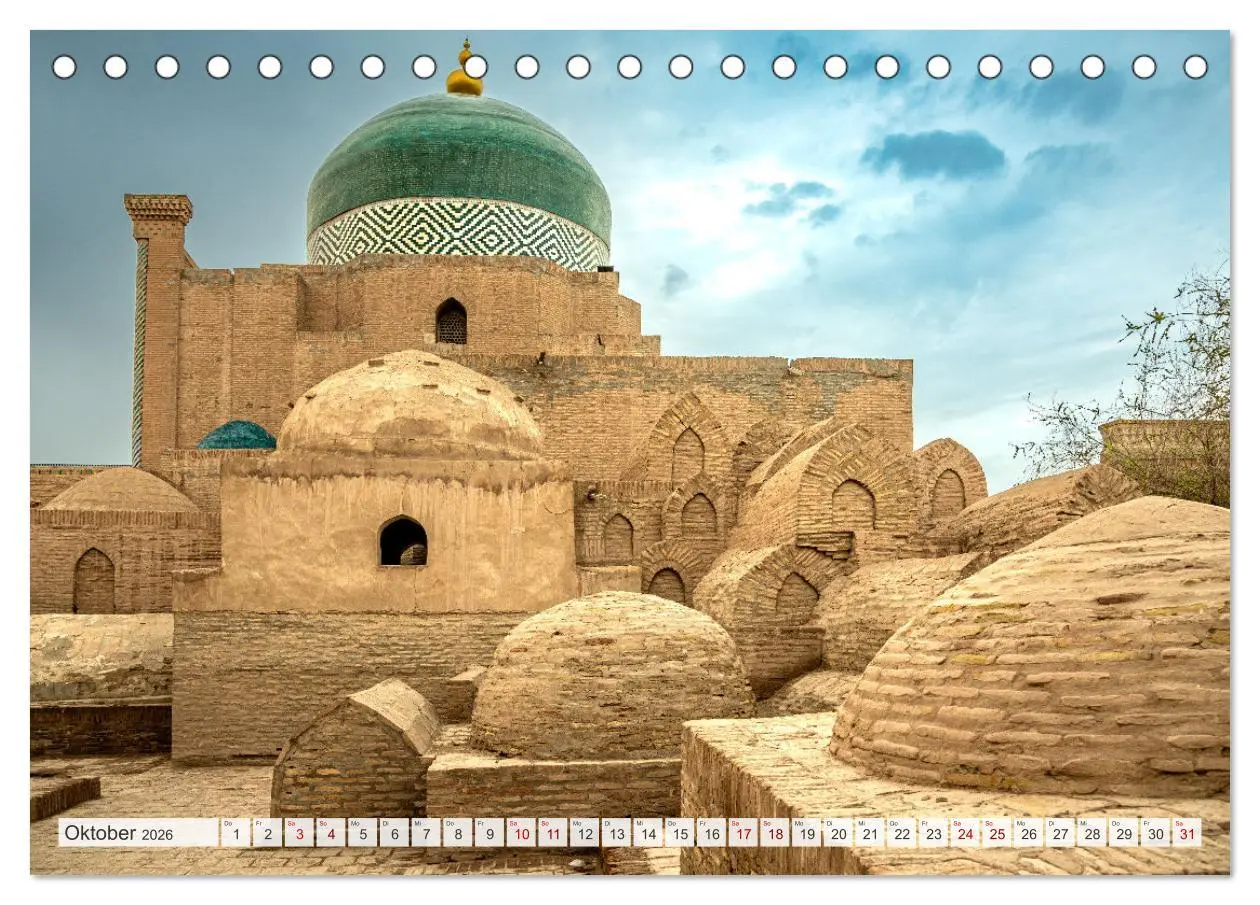 Bild: 9783457280508 | Usbekistan und seine Kulturschätze (Tischkalender 2026 DIN A5...