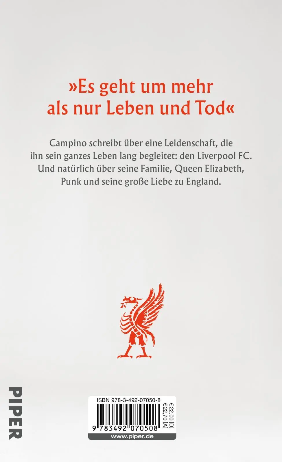 Rückseite: 9783492070508 | Hope Street | Campino | Buch | 356 S. | Deutsch | 2020