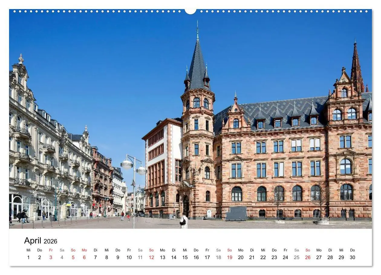 Bild: 9783516060508 | Highlights von Wiesbaden (Wandkalender 2026 DIN A2 quer), CALVENDO...