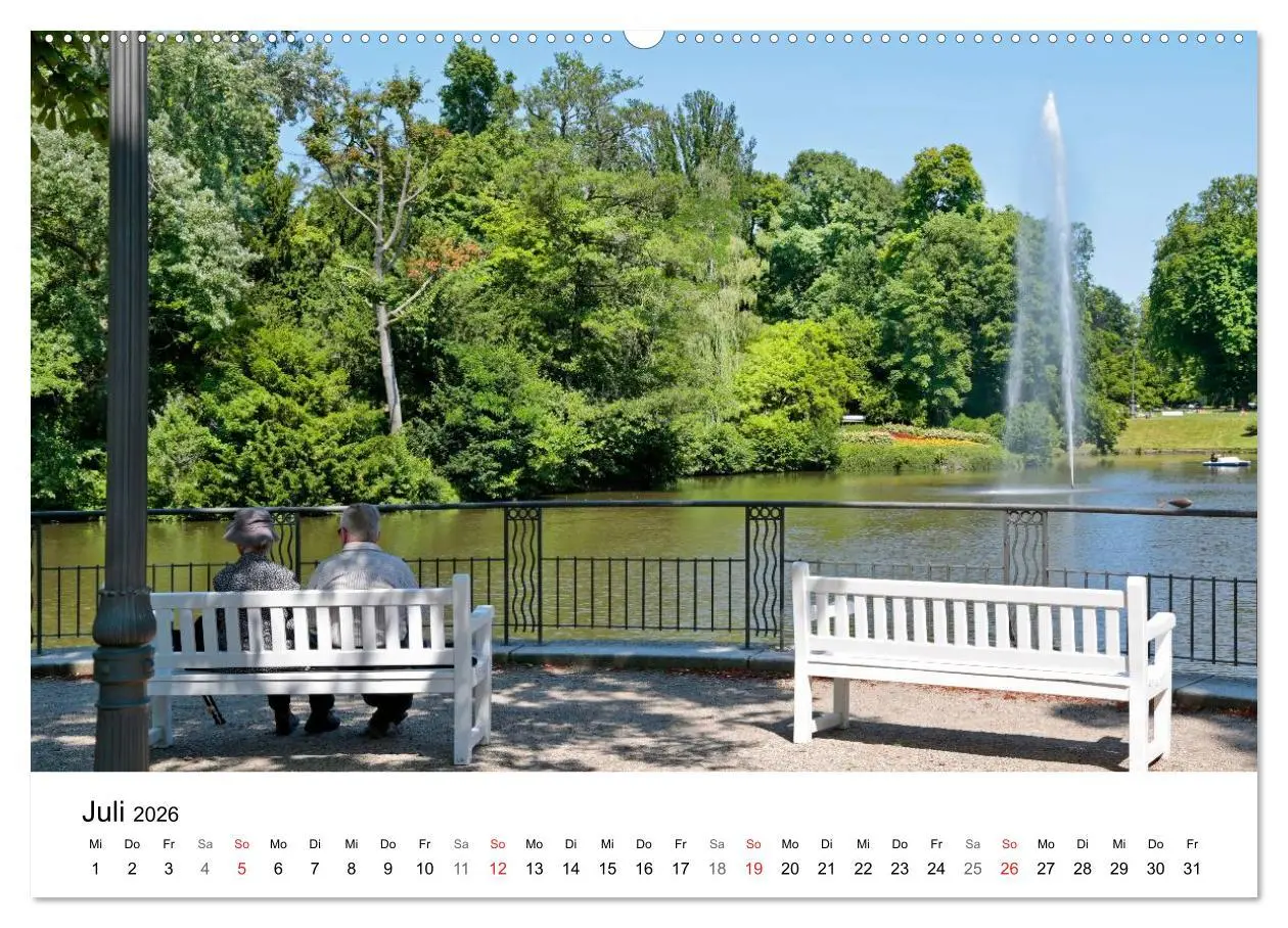 Bild: 9783516060508 | Highlights von Wiesbaden (Wandkalender 2026 DIN A2 quer), CALVENDO...