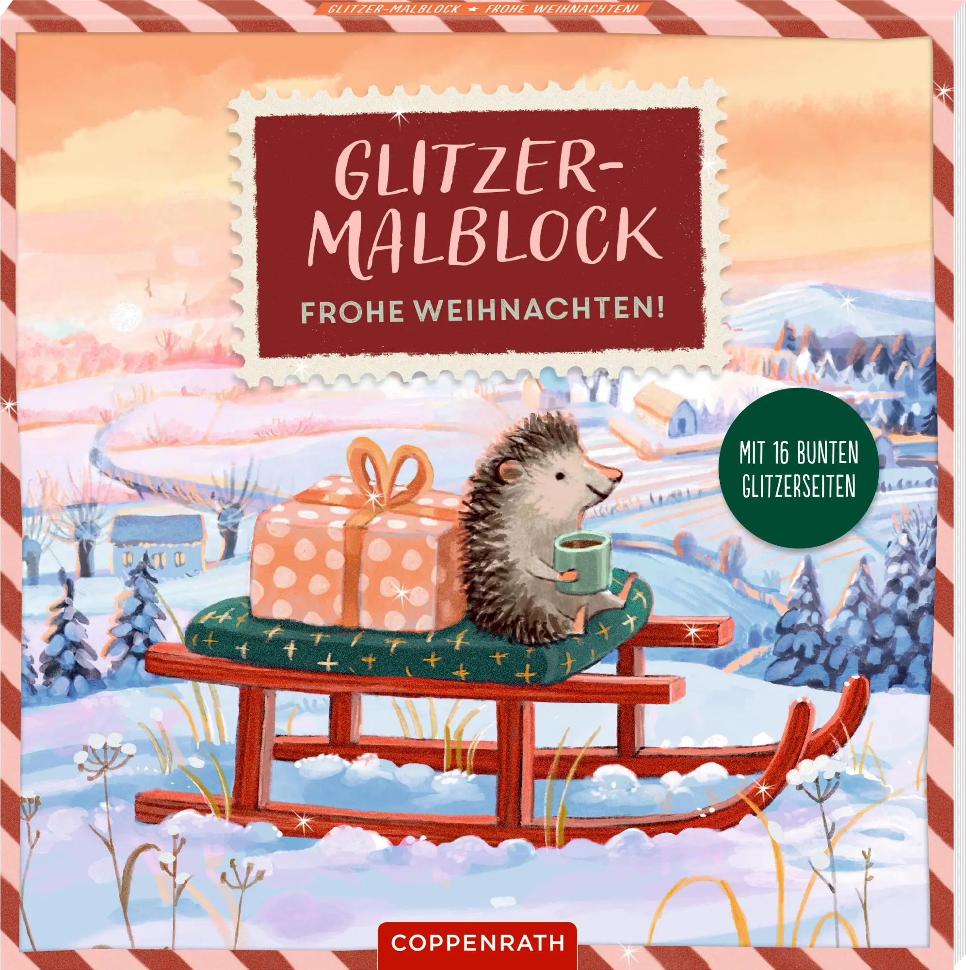 Cover: 9783649650508 | Glitzer-Malblock - Frohe Weihnachten! | Mit 16 bunten Glitzerseiten