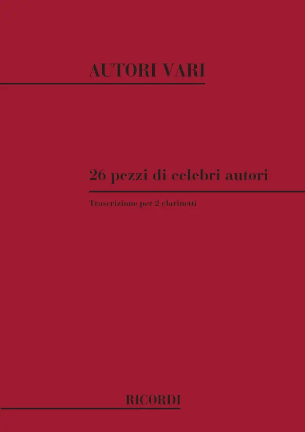 26 pezzi di celebri autori