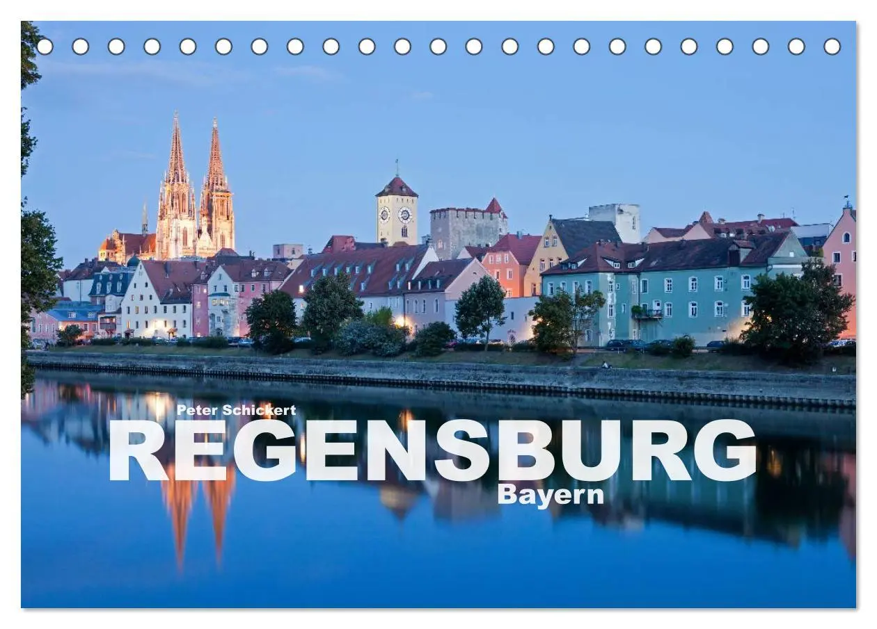 Cover: 9783516120608 | Regensburg - Bayern (Tischkalender 2026 DIN A5 quer), CALVENDO...