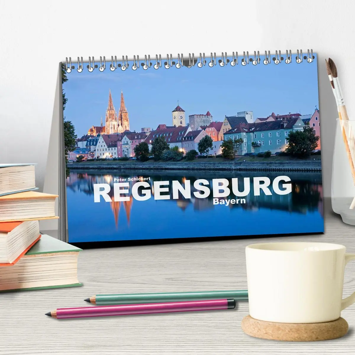 Bild: 9783516120608 | Regensburg - Bayern (Tischkalender 2026 DIN A5 quer), CALVENDO...