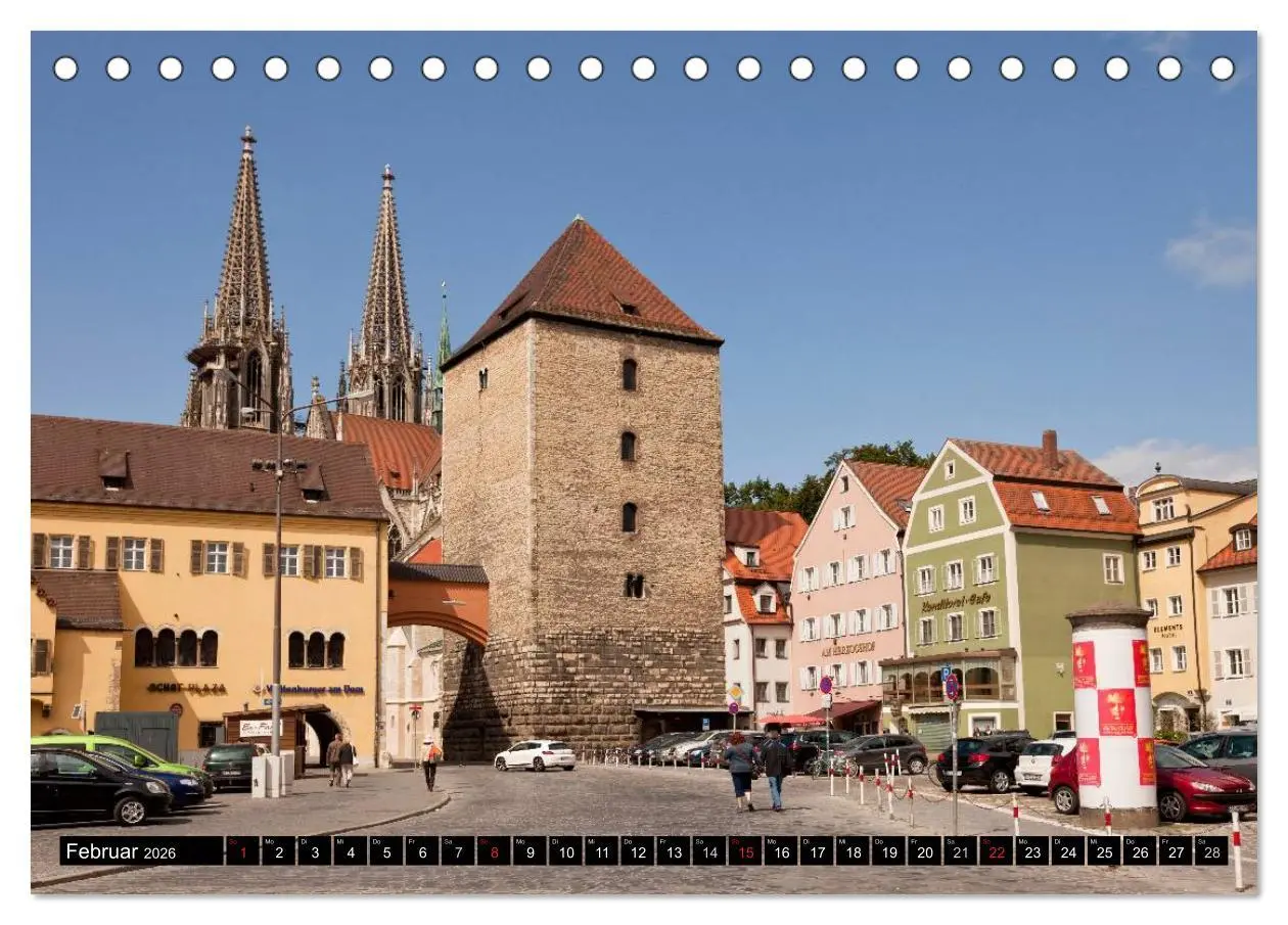Bild: 9783516120608 | Regensburg - Bayern (Tischkalender 2026 DIN A5 quer), CALVENDO...