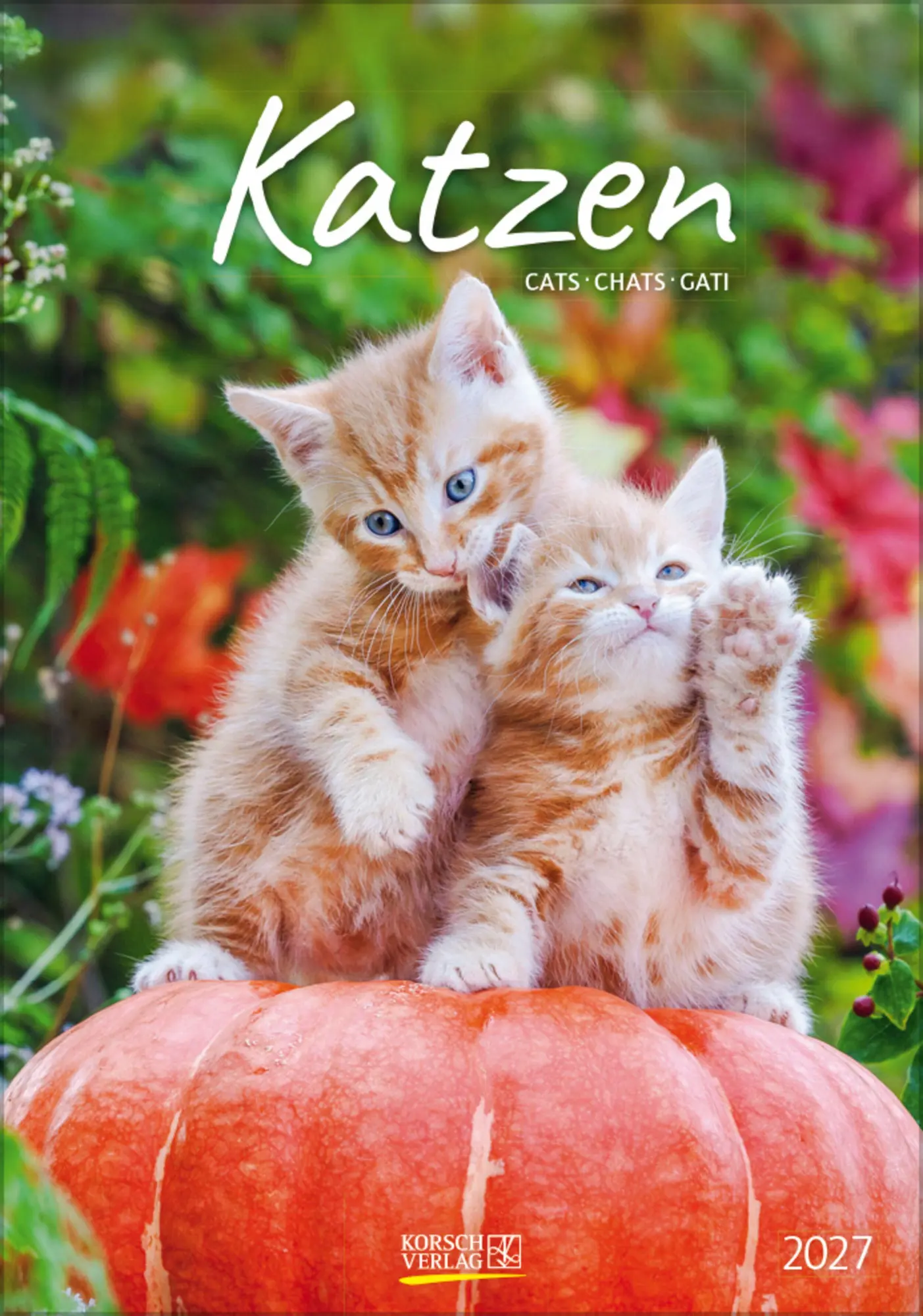 Cover: 9783819300608 | Katzen 2027 | Verlag Korsch | Kalender | Spiralbindung | 13 S. | 2027