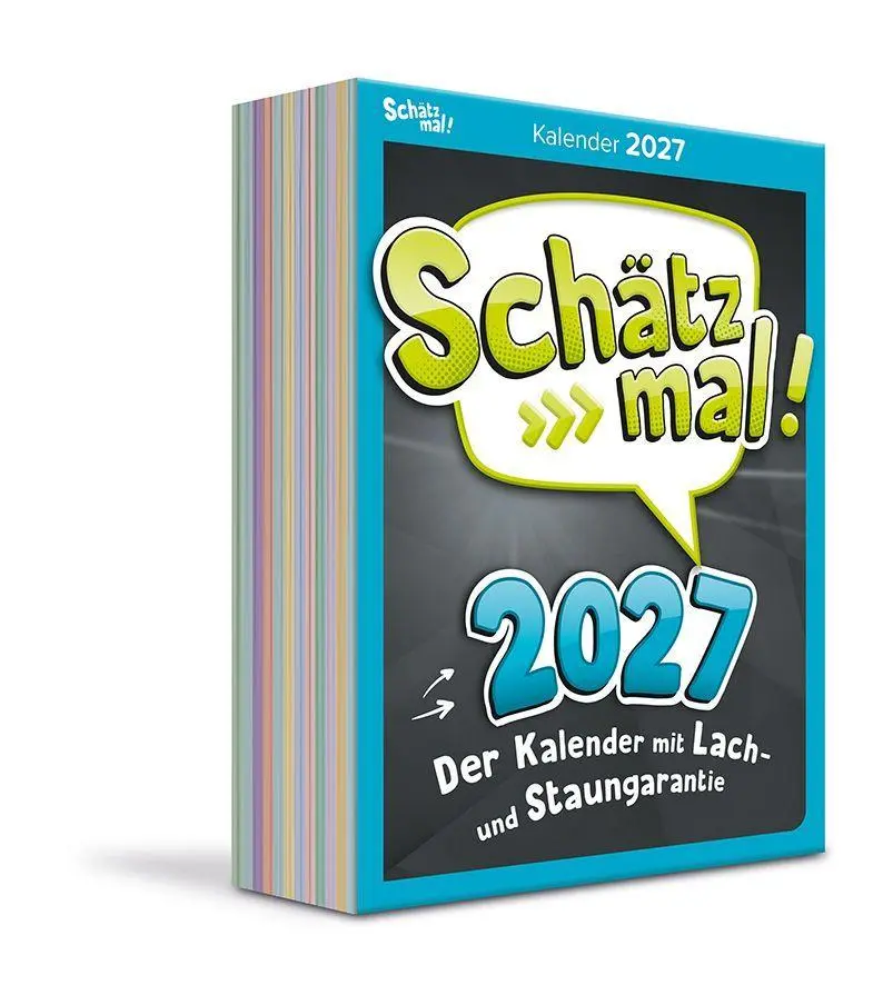Cover: 9783989760608 | Schätz mal! Kalender 2027 | Taschenbuch | 638 S. | Deutsch | 2027
