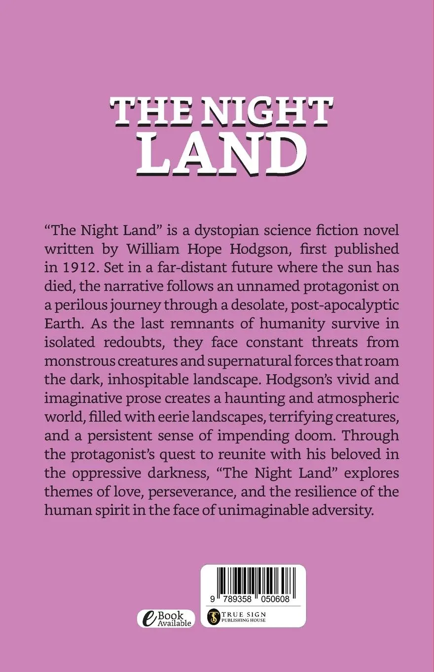 Rückseite: 9789358050608 | The Night Land | William Hope Hodgson | Taschenbuch | Englisch | 2025