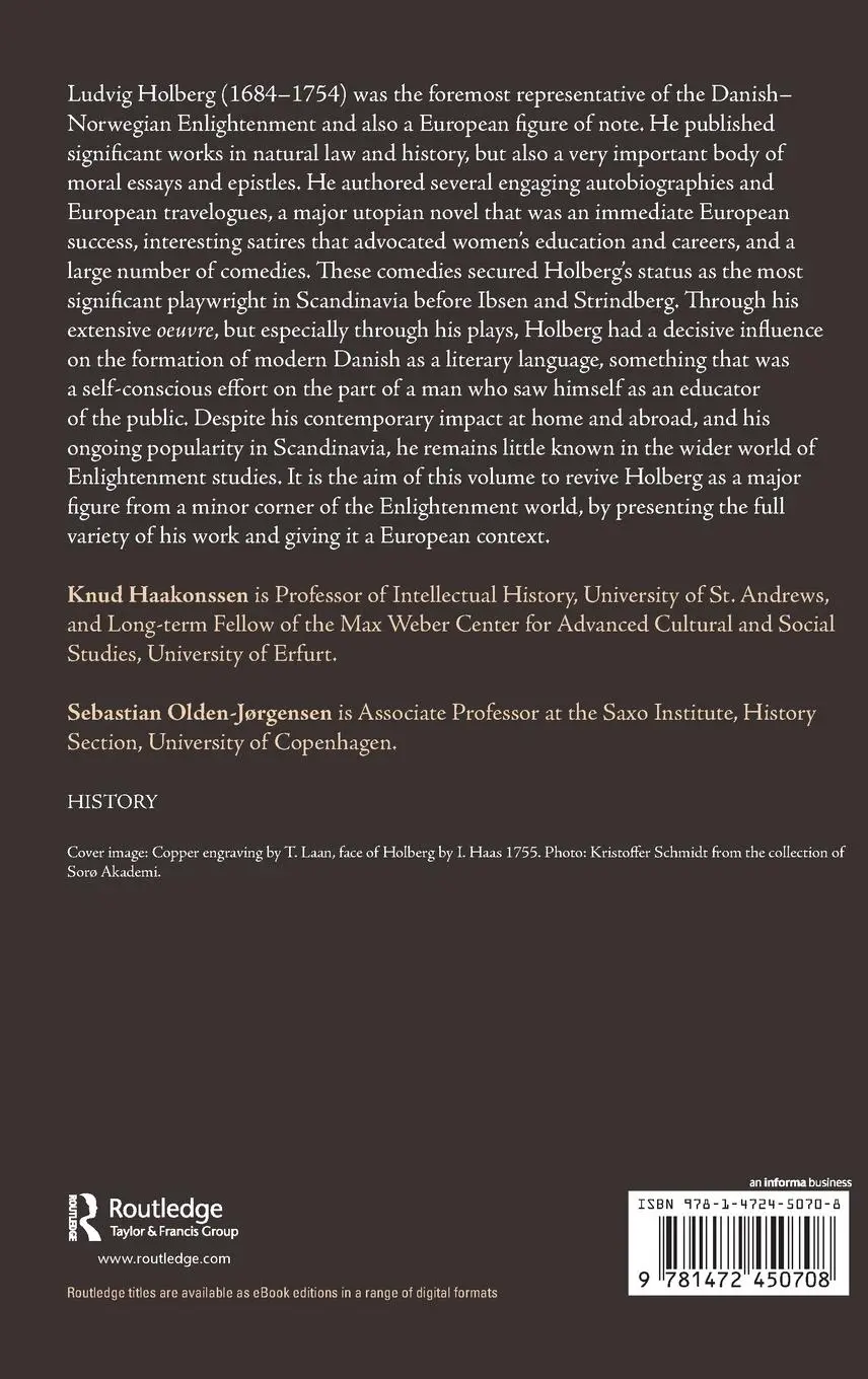 Rückseite: 9781472450708 | Ludvig Holberg (1684-1754) | Knud Haakonssen (u. a.) | Buch | Englisch