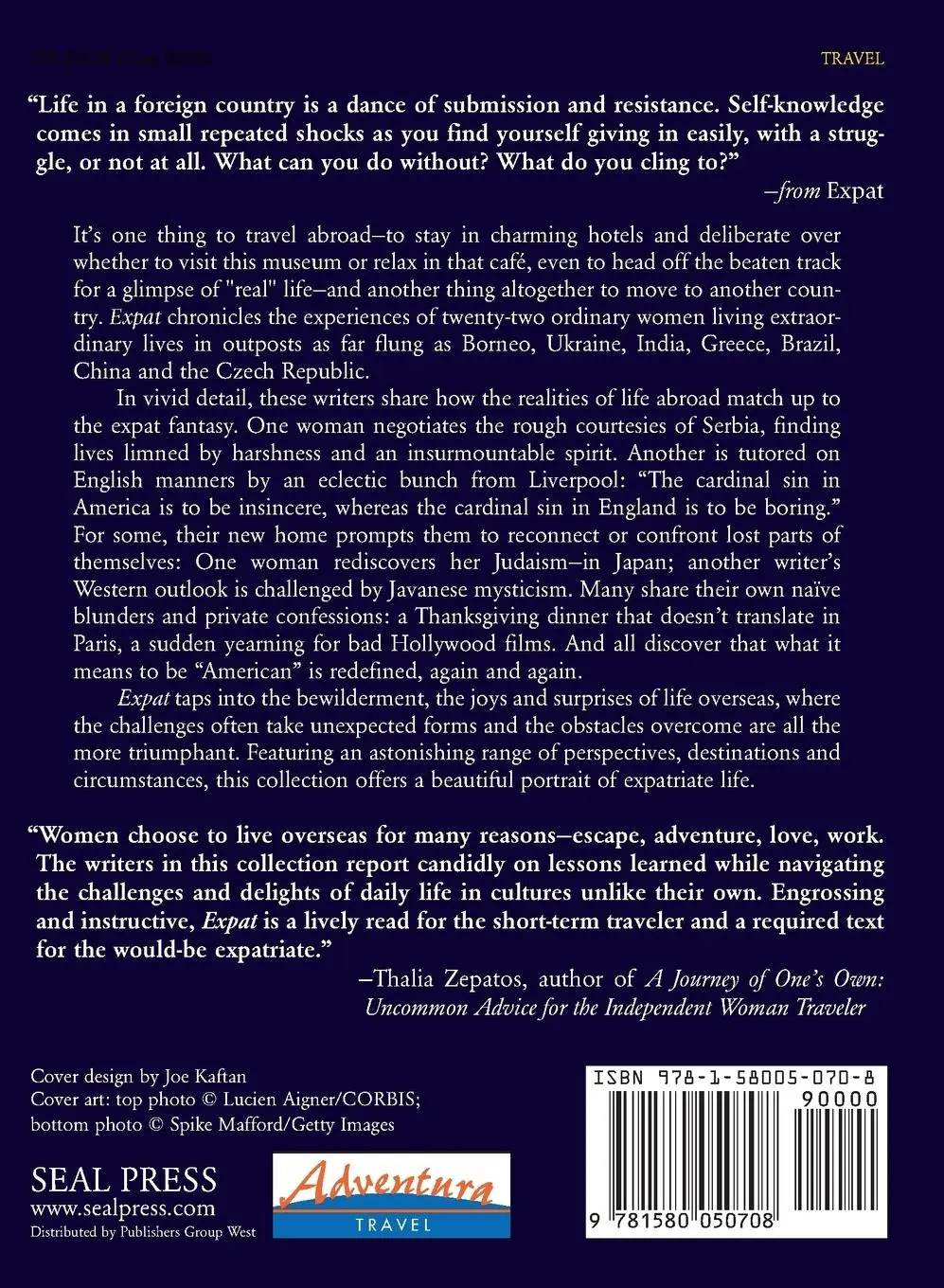 Rückseite: 9781580050708 | Expat | Women's True Tales of Life Abroad | Christina Henry de Tessan