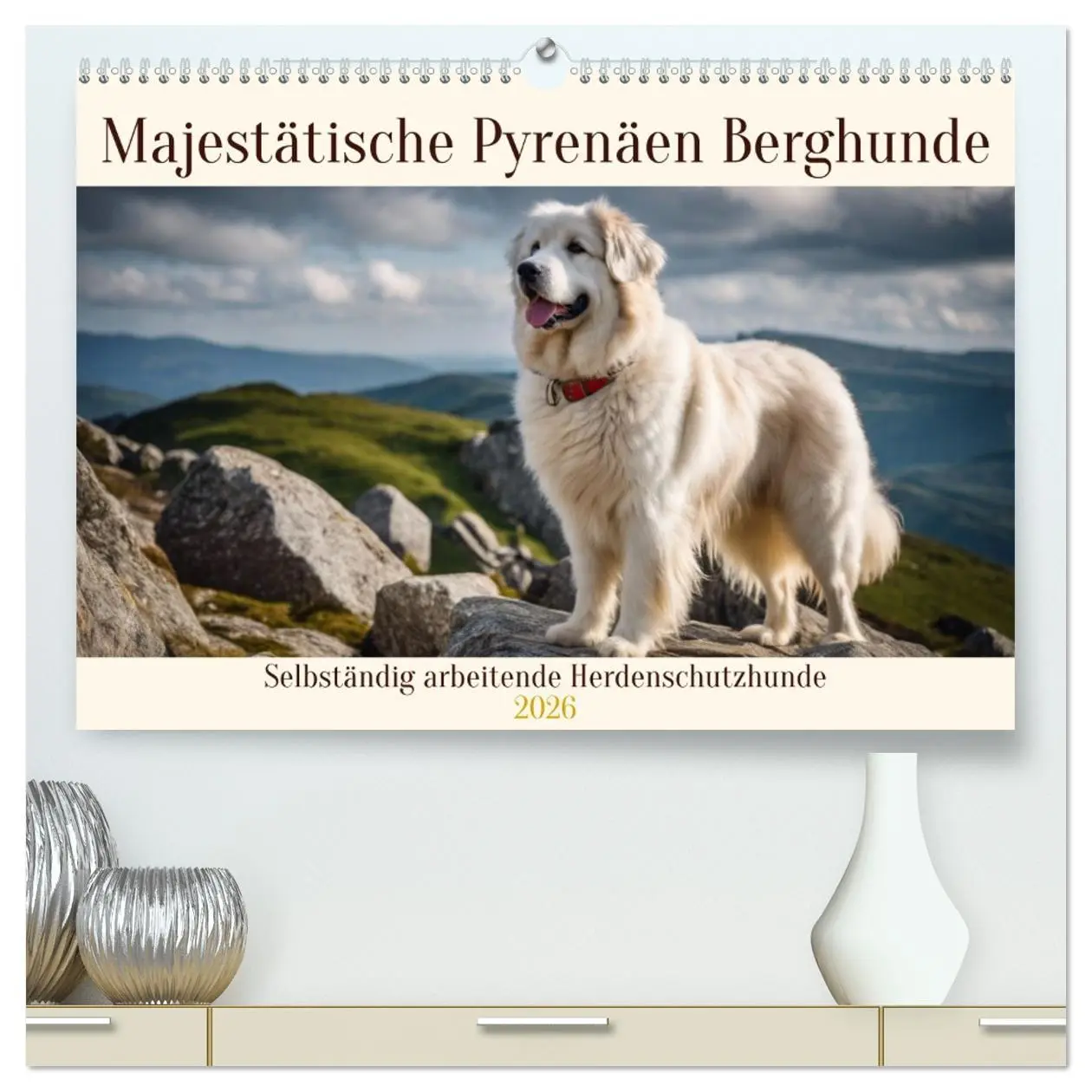 Cover: 9783457400708 | Majestätische Pyrenäen Berghunde (hochwertiger Premium Wandkalender...