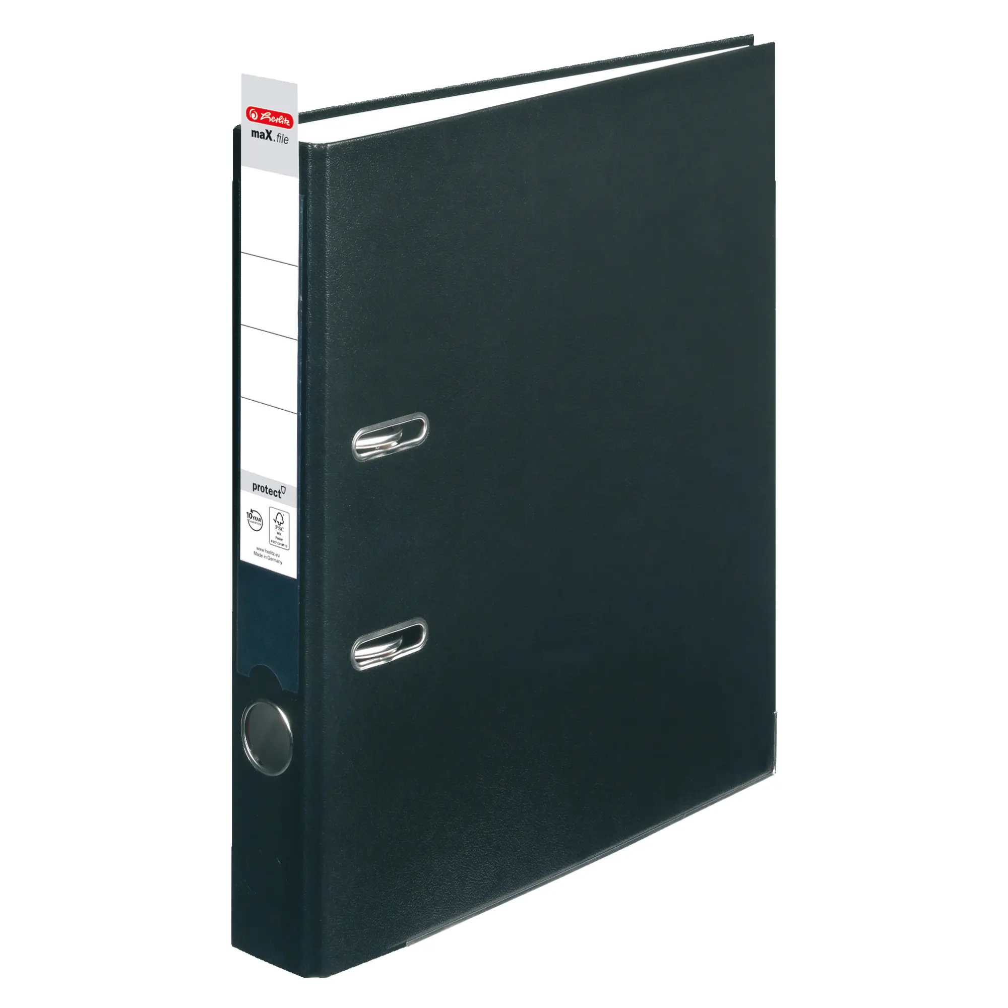 Cover: 4008115450808 | Herlitz Ordner maX.file protect A4 5cm schwarz | 5450804 | 2021