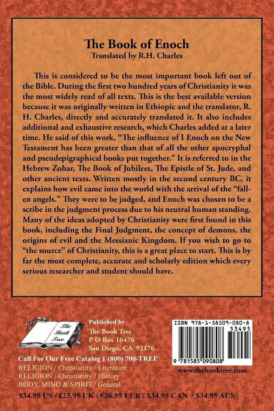 Rückseite: 9781585090808 | The Book of Enoch | R. H. Charles | Taschenbuch | Englisch | 1999