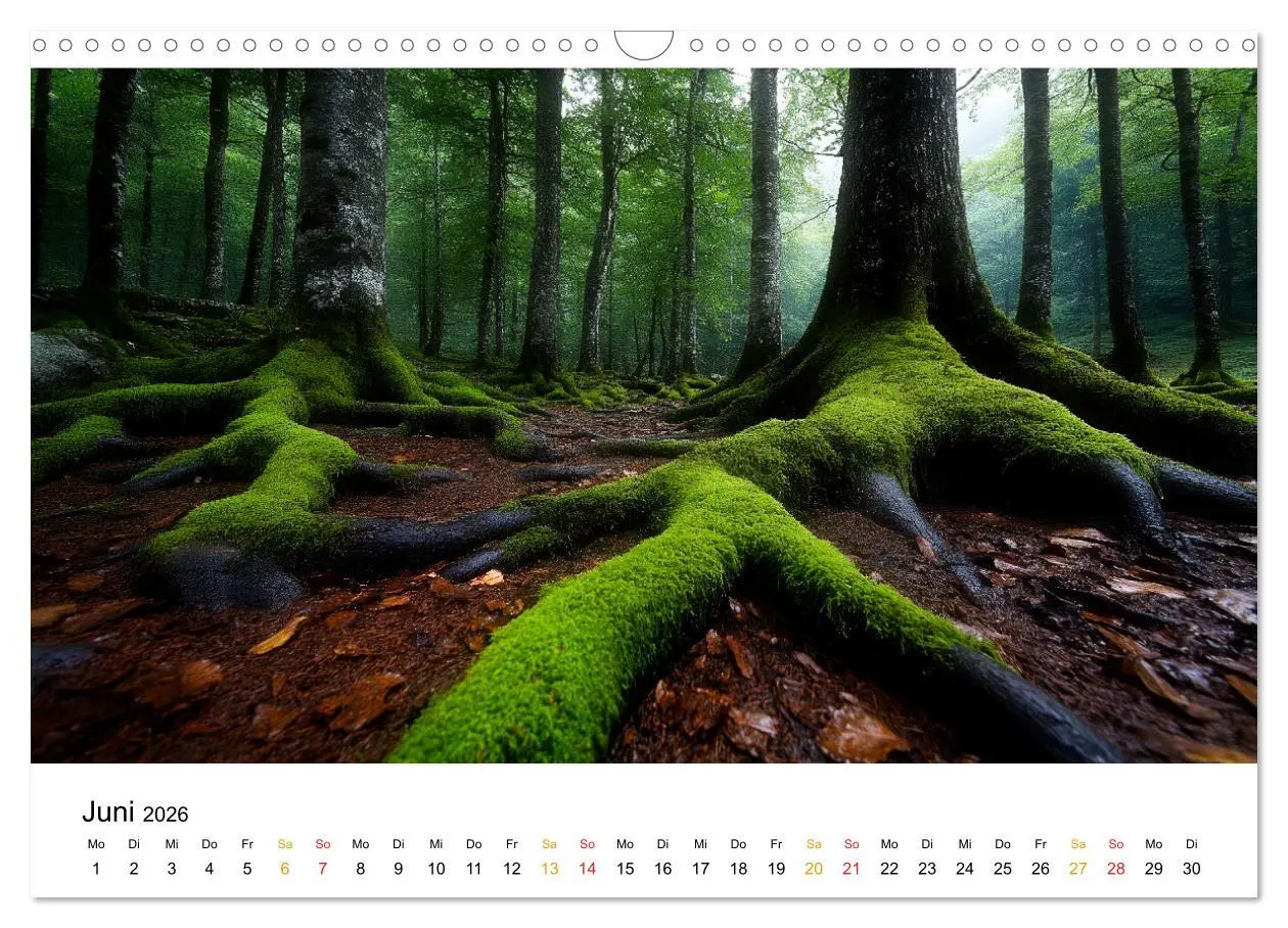 Bild: 9783457320808 | Mystik der Wälder (Wandkalender 2026 DIN A3 quer), CALVENDO...