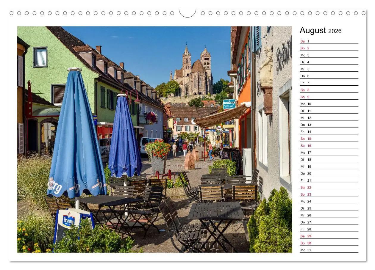Bild: 9783457940808 | Europastadt Breisach am Rhein (Wandkalender 2026 DIN A3 quer),...