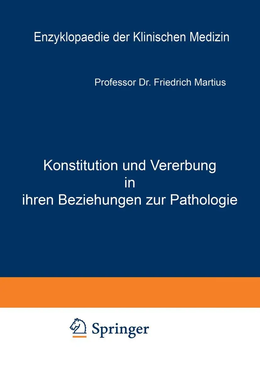 Cover: 9783642900808 | Konstitution und Vererbung in ihren Beziehungen zur Pathologie | Buch